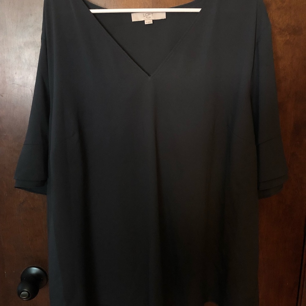 Loft V-Neck Blouse